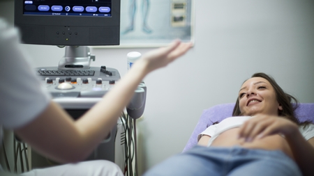 妊娠16週　妊娠　病院　エコー　超音波検査　妊婦