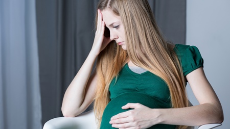 妊娠後期　ストレスが原因