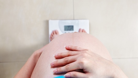 妊娠後期の体重増加のペース